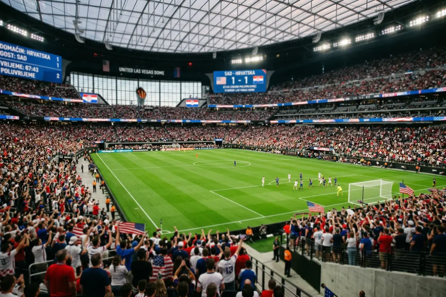 Skupina D na Svjetskom prvenstvu 2026 sa zastavama SAD-a, Paragvaja, Australije i Turske